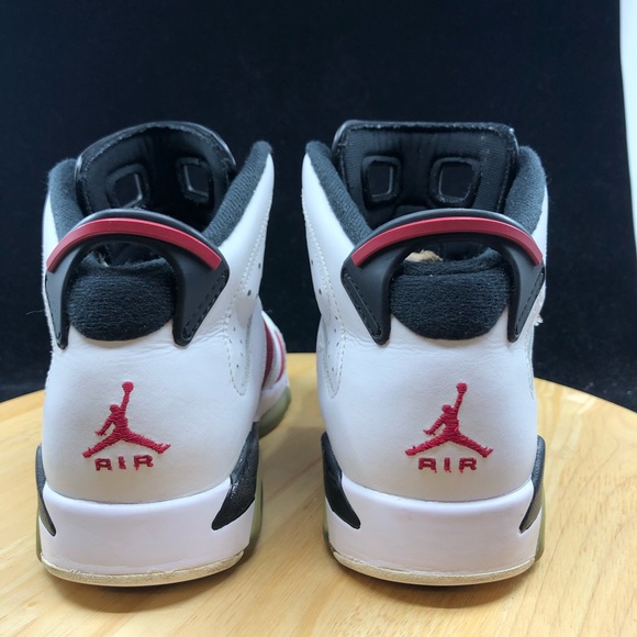 Nike Air Jordan 6 Retro BG Carmine Size 7Y - Picture 6 of 9